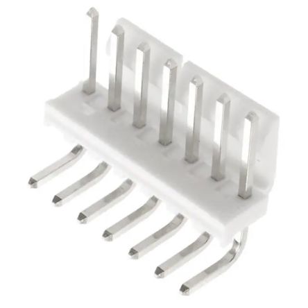 Molex KK 396 Series Right Angle Through Hole Pin Header, 7 Contact(s), 3.96mm Pitch, 1 Row(s), Unshrouded