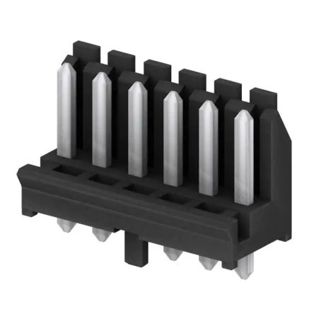 Molex KK 396 Leiterplatten-Stiftleiste Vertikal, 6-polig / 1-reihig, Raster 6.0mm, Ummantelt