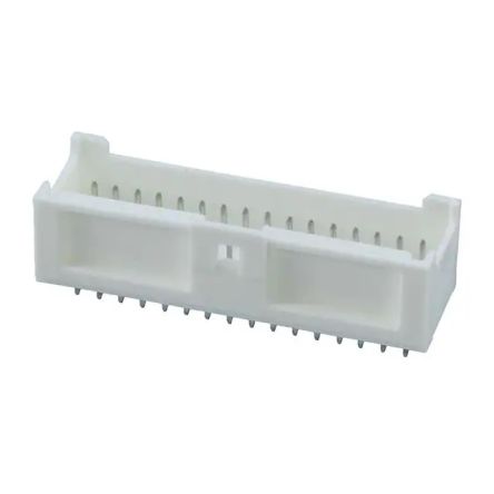 Molex MicroClasp Leiterplatten-Stiftleiste Vertikal, 32-polig / 2-reihig, Raster 2.0mm, Ummantelt