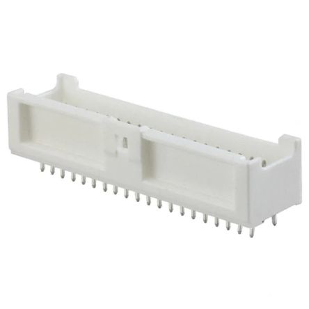 Molex MicroClasp Leiterplatten-Stiftleiste Vertikal, 40-polig / 2-reihig, Raster 2.0mm, Ummantelt