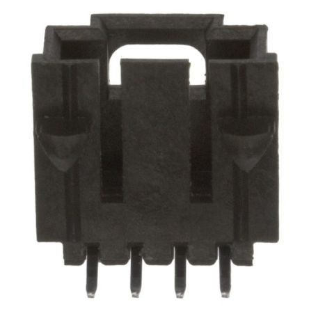 Molex SL Leiterplatten-Stiftleiste Gewinkelt, 4-polig / 1-reihig, Raster 2.54mm, Ummantelt