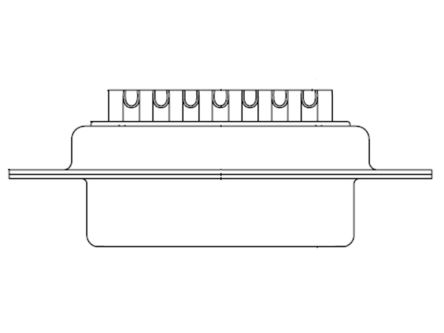 FCT From Molex Molex 173109 Sub-D Steckverbinder Buchse, 50-polig / Raster 2.84mm, Tafelmontage