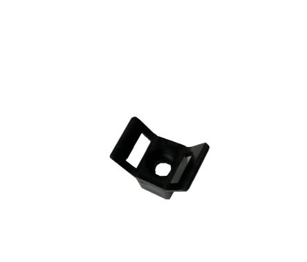 RS PRO Befestigungssockel, Nylon 66 Schwarz 23mm X 13,8 Mm, Für 5.3mm → 9.5mm Kabelbinder, 100 Stück