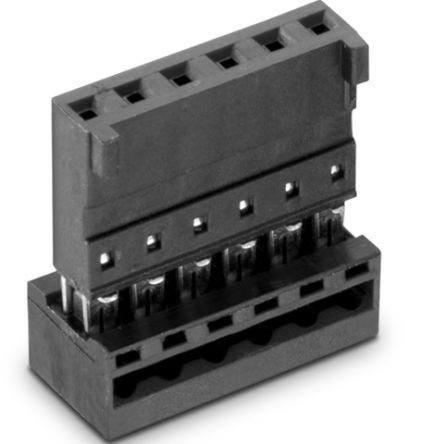 Wurth Elektronik Würth Elektronik IDC-Steckverbinder Buchse, 2-polig / 1-reihig, Raster 2.54mm