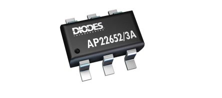 DiodesZetex AP22652AW6-7High Side, Current Limit Power Switch Power Switch IC 6-Pin, SOT-26