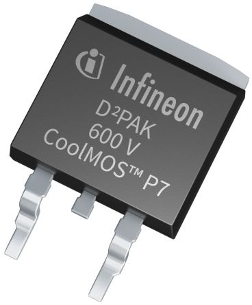 Infineon 600V CoolMOS P7 IPB60R120P7ATMA1 N-Kanal, SMD MOSFET 600 V / 26 A, 3-Pin D2PAK (TO-263)