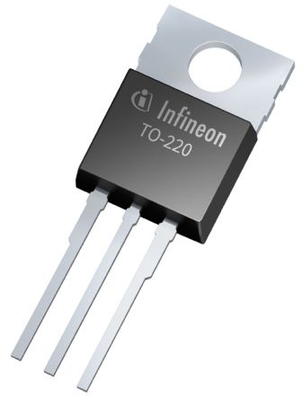 Infineon MOSFET, Canale N, 0,28 Ω, 17 A, TO-220, Su Foro