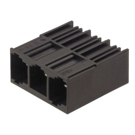 Weidmuller 10.16mm Pitch 3 Way Pluggable Terminal Block, Header, PCB