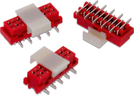 Wurth Elektronik WR-MM Leiterplatten-Stiftleiste Gerade, 14-polig / 2-reihig, Raster 2.54mm