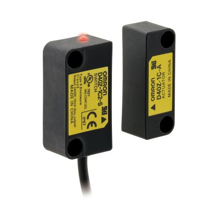 Omron D40Z Kabel Berührungsloser Sicherheitsschalter Aus Polybutylenterephthalat (PBT) 24V Dc, Magnet