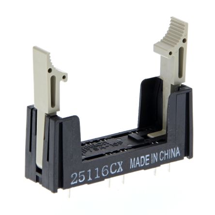 Omron P7SA Relay Socket For Use With G7SA Series 10 Pin, DIN Rail