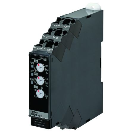 Omron Voltage Monitoring Relay, 1 Phase
