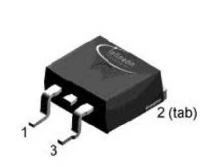 Infineon OptiMOS-T IPB50N12S3L15ATMA1 N-Kanal, SMD MOSFET 120 V / 50 A, 3-Pin D2PAK (TO-263)