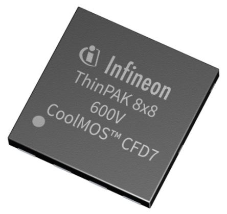Infineon MOSFET IPL60R160CFD7AUMA1, VDSS 600 V, ID 16 A, ThinkPAK 8 X 8 De 5 Pines