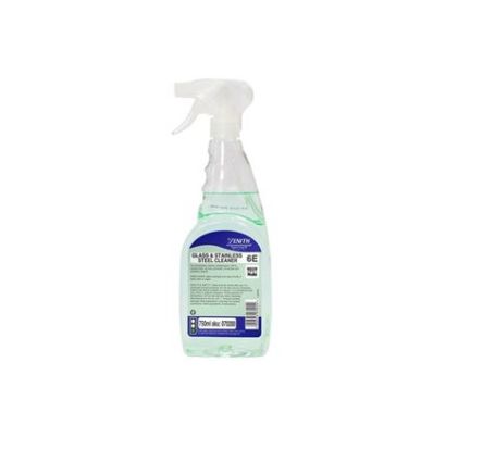 Zenith Hygiene Nettoyant Pour Verre Et Acier Inoxydable, Aérosol 750 Ml