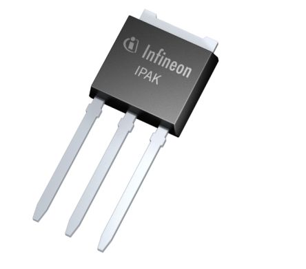 Infineon N沟道增强型MOS管 CoolMOS™ P7系列, Vds=800 V, 6 A, IPAK (TO-251)封装, 通孔安装, 3引脚