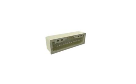 Amphenol Communications Solutions Minitek Leiterplatten-Stiftleiste Gewinkelt, 15-polig / 2-reihig, Raster 1.5mm,