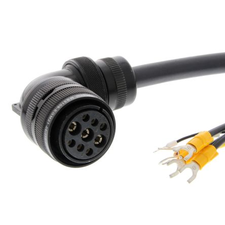 Omron Cable For Use With G5 Series Servo Motor, 5m Length, 5 KW, 3-Phase, 400 V