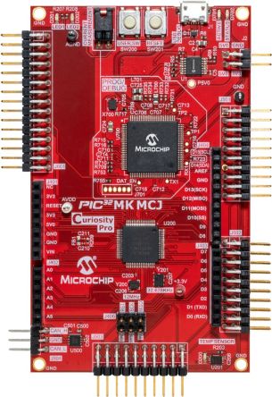 Microchip PIC32MK MCJ Curiosity Pro Development Board Mikrocontroller Microcontroller Development Kit