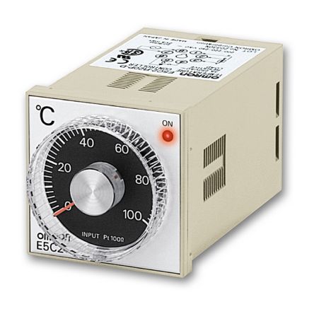 Omron E5C2 PID Temperaturregler Tafelmontage, 4 X Relais Ausgang, 240 V, 48 X 48mm