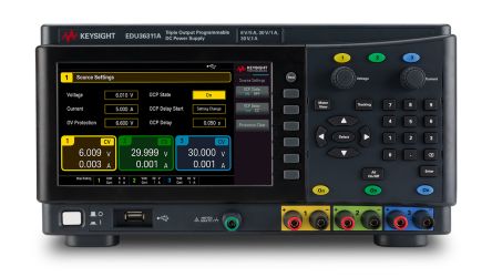 Keysight Technologies Alimentatore Da Banco EDU36311A, 3 Uscite, 0 → 30V, 1A, 90W, Cert. LAT