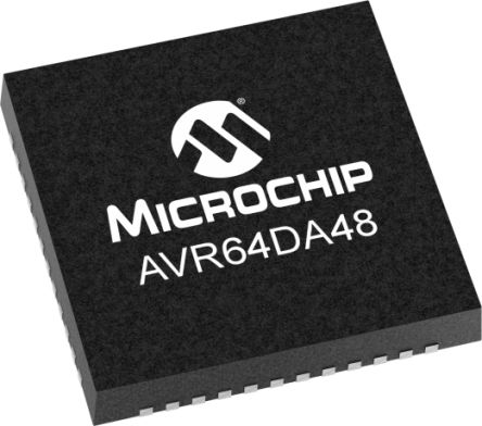 Microchip Mikrocontroller AVR® DA AVR 8bit SMD 64 KB TQFP 48-Pin 24MHz