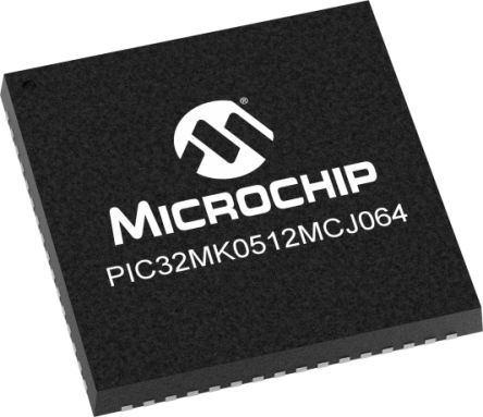 Microchip Mikrocontroller PIC32MK MIPS32 32bit SMD 512 KB TQFP 64-Pin 120MHz