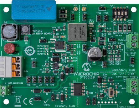 Microchip MCP1012 Entwicklungsbausatz Spannungsregler, MCP1012 1W Demonstration Board AC/DC-Konverter