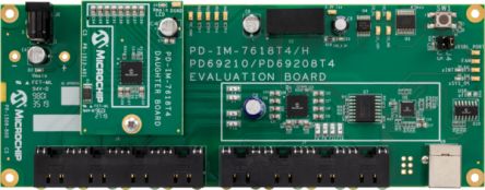 Microchip PD69208T4, PD69210 Entwicklungsbausatz Spannungsregler, PSE BT Power Over Ethernet (POE)