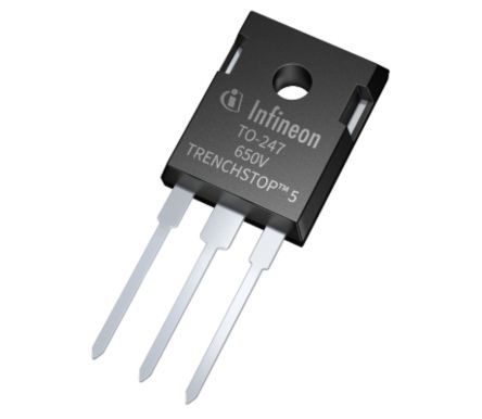 Infineon IGBT / 80 A ±20 V, ±30 V Max., 650 V 270 W, 3-Pin PG-TO247-3