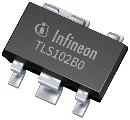 Infineon Regulador De Tensión Lineal TLS102B0MBHTSA1, 20mA PG-SCT595-5, 5 Pines, Ajustable