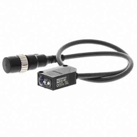 Omron E3Z Kompakt Optischer Sensor, Reflektierend, Bereich 500 Mm, PNP Ausgang, M12-Steckverbinder