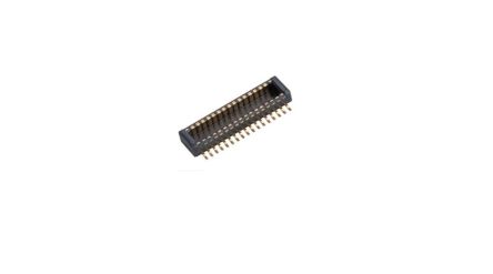 Amphenol ICC BergStak Leiterplatten-Stiftleiste Vertikal, 30-polig / 2-reihig, Raster 0.4mm, Ummantelt