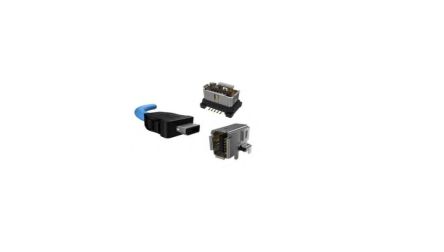 Amphenol ICC Mini-connecteur E/S, Montage Sur CI, Traversant, Série IX Series