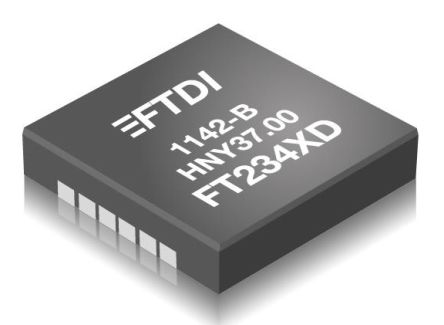 FTDI Chip USB 控制器, 支持USB 2.0, 12针
