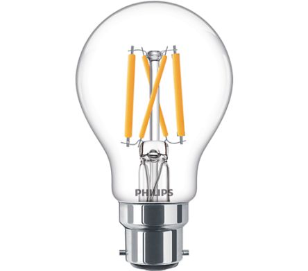 Philips Lighting Lampe GLS à LED B22 Philips, 5 W, 2200 K, 2700 K, Lueur Chaude