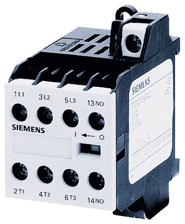Siemens Contactor, 110 V Ac Coil, 3-Pole, 8.4 A, 4 KW, 4NO