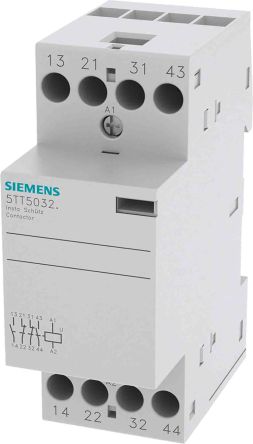 Siemens SENTRON Leistungsschütz / 24 V Spule, 4 -polig 2 Schließer + 2 Öffner / 25 A