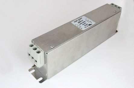 United Automation 380 EMV-Filter, 480 V, 16A, Gehäusemontage, Anschlussblock, 3-phasig / 60Hz