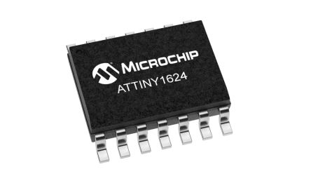 Microchip Mikrocontroller ATtiny1624 AVR 8bit SMD 16 KB SOIC 14-Pin 20MHz