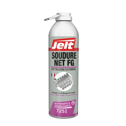 Jelt SOUDURE NET FG 650ml Aerosol Lead Free Solder Flux Remover