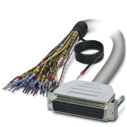 Phoenix Contact 25/S, CABLE-D-50SUB/F/OE/0 Serielles Kabel / 50-polig, D-Sub Buchse / Offenes Ende, 1.5m, Grau