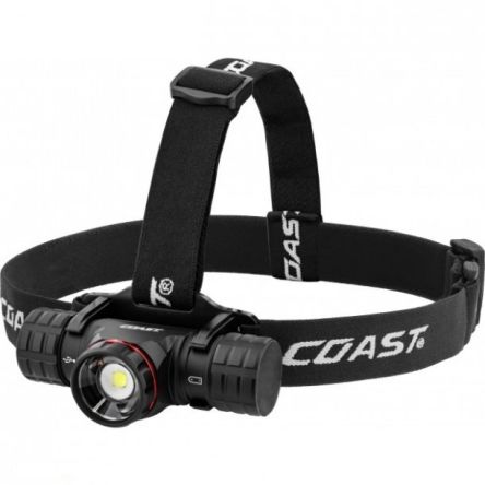 Coast XPH34R LED Stirnlampe 2000 Lm, 2 X CR123 Akku