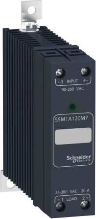 Schneider Electric Harmony SSM1 DIN-Schienen Halbleiterrelais Mit Nulldurchgang, 1-poliger Schließer / 30 A