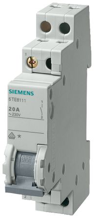 Siemens 5TE Trennschalter 1P-polig 20A DIN-Schiene SENTRON
