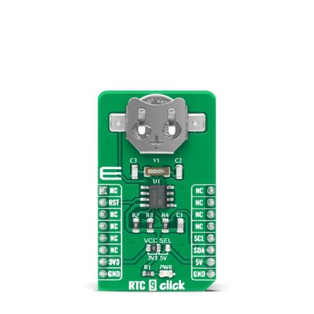 MikroElektronika MIKROE-4121, RTC 9 Click Real Time Clock (RTC) For M41T82 For Not Applicable