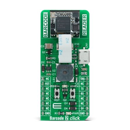 MikroElektronika EM3080-W BARCODE 2 Click Entwicklungskit Für Bordkarten, E-Tickets