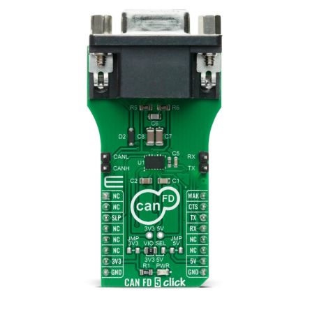 MikroElektronika MIKROE-4286, CAN FD 5 Click Development Kit For HS CAN Networks For UJA1162A