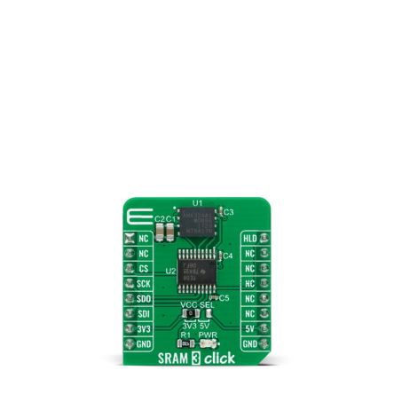 MikroElektronika Carte Complément SRAM 3 Click SRAM Pour MCU