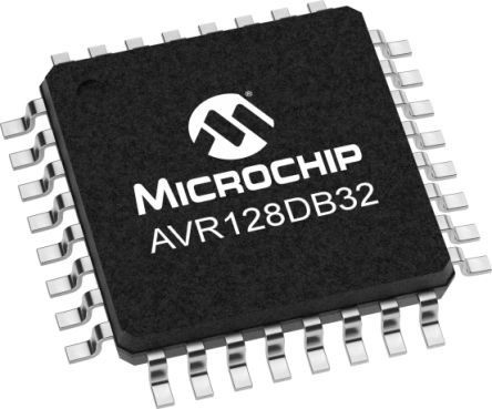 Microchip Mikrocontroller AVR DB SMD 128 KB TQFP 32-Pin 24MHz